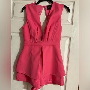 DO + BE Romper, Hot Pink